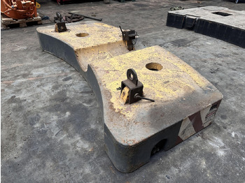 Противтежа за Мобилен кран Krupp KMK 4080 - 5110 - 5120 Counterweight 5,8 ton: слика 3