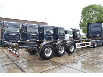 Транспортер на контејнер/ Полуприколка со променливо тело Krone SDC 27 - BPW AXLES - DRUM BRAKES -: слика 2