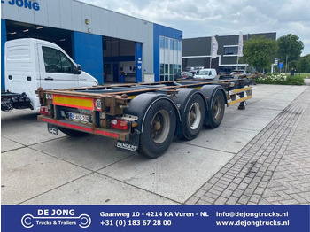 Транспортер на контејнер/ Полуприколка со променливо тело VAN HOOL 40'