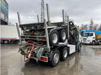Камион за дрва SCANIA R480 6x2 Loglift F265 mit Dolly: слика 5