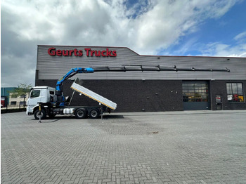 Камион со кран Mercedes-Benz Arocs 3351 963-2-E 6X4 KIPPER / TIPPER + PALFING: слика 4