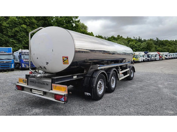 Приколка цистерна за транспорт на млеко ETA 17500 L INSULATED INOX TANK - 1 COMP: слика 2