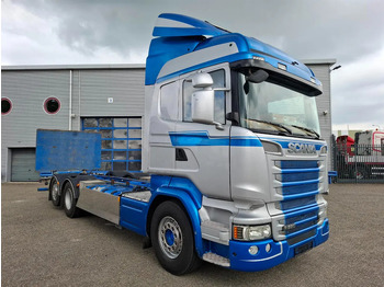 Камион со кабинска шасија Scania R580 V8 / RETARDER / LIFT+LENKACHSE / FULL-AIR / PLATFORM 2000 KG / LEATHER / AIRCO / AUTOMATIC / EURO-6 / 2014: слика 2 Камион со кабинска шасија Scania R580 V8 / RETARDER / LIFT+LENKACHSE / FULL-AIR / PLATFORM 2000 KG / LEATHER / AIRCO / AUTOMATIC / EURO-6 / 2014: слика 2