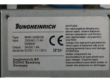 Батерија за Опрема за ракување со материјали Jungheinrich 50461442 | Charger build in 24V/9A gel for EMC110 sn. 52752/11/2012 Charger build in 24V/9A gel for EMC110 sn. 52752/11/2012: слика 2