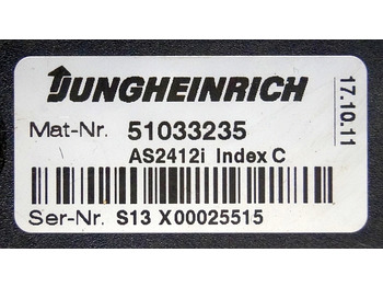 Единица за контрола за Опрема за ракување со материјали Jungheinrich 51033235 | Rij regeling Drive controller AS2412i index C from EZS13: слика 3