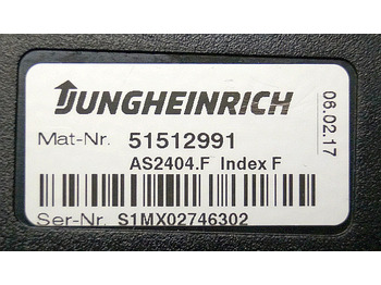 Единица за контрола за Опрема за ракување со материјали Jungheinrich 51512991 | Drive controller AS2404 F index F sn. S1MX02746302 from: слика 2 Единица за контрола за Опрема за ракување со материјали Jungheinrich 51512991 | Drive controller AS2404 F index F sn. S1MX02746302 from: слика 2