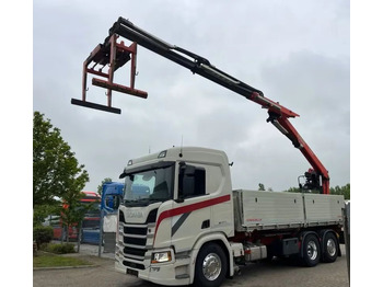 Кипер, Камион со кран Scania R500 Baustoff / 2-stronna wywrotka Schwarzmüller /HDS Fassi F215 / Euro 6 / Napęd na tylną oś: слика 4 Кипер, Камион со кран Scania R500 Baustoff / 2-stronna wywrotka Schwarzmüller /HDS Fassi F215 / Euro 6 / Napęd na tylną oś: слика 4