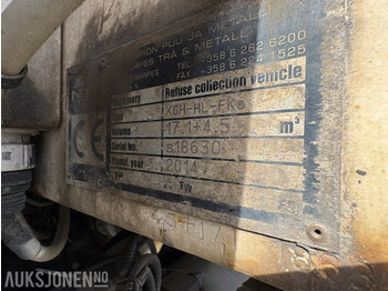 Камион за ѓубре 2014 Volvo FM 420 renovasjonsbil med 2-kammers løsning: слика 5