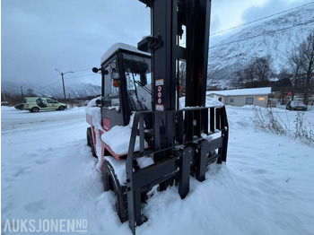 Опрема за ракување со материјали 2003 Nissan VF05H70U Motvektstruck - 7 Tonn løftevekt - Nye batteri - 9578T: слика 4