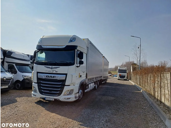 Камион со церада DAF XF 480 SUPER SPACE CAB / ZESTAW TANDEM PRZEJAZDOWY 120m3: слика 2