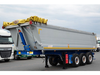 Кипер полуприколка Benalu WYWROTKA / 26 m3 / ALUMINIOWA / OŚ PODNOSZONA /: слика 2