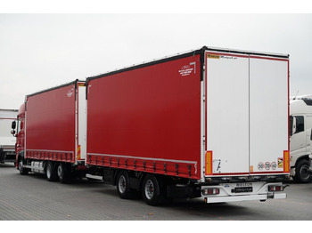 Камион со церада DAF XF 480 / ZESTAW TANDEM / 120 M3 / PRZEJAZDOWY /: слика 2