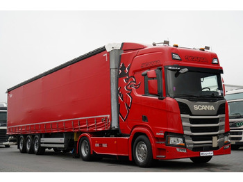Камион влекач Scania R 450 / ZESTAW / + SCHMITZ / FIRANKA STANDARD /: слика 4