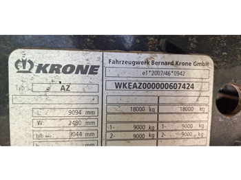 Транспортер на контејнер/ Приколка со променливо тело Krone BDF Wechselbrückenanhänger: слика 4