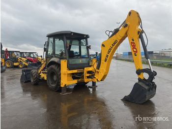 Ровокопач 2018 New Holland B80B-SS 4x4 Backhoe Loader: слика 4