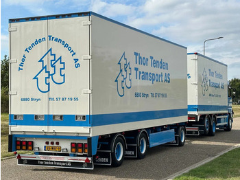 Камион сандучар Scania 143M V8 450 6x2 Tenden Combi APK!: слика 3