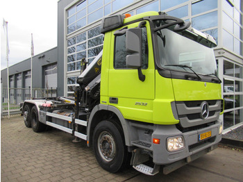 Камион со кука за подигање, Камион со кран Mercedes-Benz ACTROS 2532 6x2 Palift T20 + Palfinger PK18002-EH Haak - Kraan: слика 3