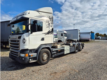 Камион со кука за подигање Scania R 410 6x2/4 // Hook // Euro 6 // Kroghejs: слика 2