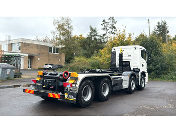 Камион со кука за подигање, Камион со кран MAN TGS 35.480 8x4 Euro6e Hiab MultLift Abrollkipper: слика 5