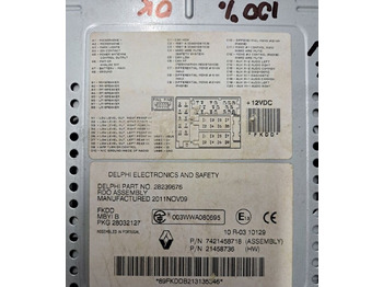 Кабина и ентериер за Камион Delphi RADIO MP3 CD AUX USB 12V RENAULT PREMIUM MAGNUM MIDLUM DXI: слика 2