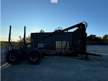 Приколка за дрва Logging trailer with Kesla crane: слика 5
