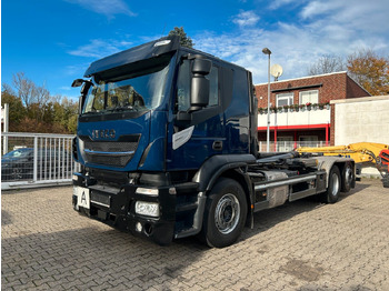 Камион со кука за подигање Iveco 460 Stralis MEILLER Abroller mit LIft-Lenkachse: слика 3