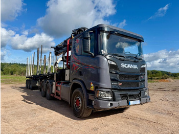 Камион влекач Scania R 650 A6x4HA V8 GRUE PALFINGER EPSILON S300L98 HPLS: слика 4