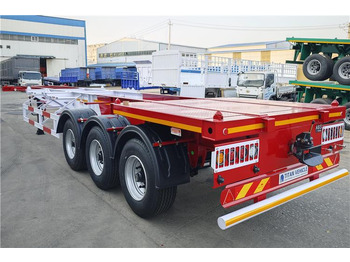 Нов Шасијска полуприколка за транспорт на контејнери TITAN 3 Axle 40ft Container Chassis Trailer for Sale In Guam: слика 3