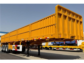 Нов Полуприколка платформа TITAN Tri Axle Side Wall Semi Trailer with 60 Ton Capcaity for Sale In Senegal: слика 2
