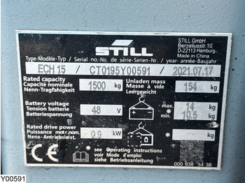 Вилушкар за палети Still ECH 15 1500 kg, 0.19 m, Electric, 278 hours: слика 5 Вилушкар за палети Still ECH 15 1500 kg, 0.19 m, Electric, 278 hours: слика 5