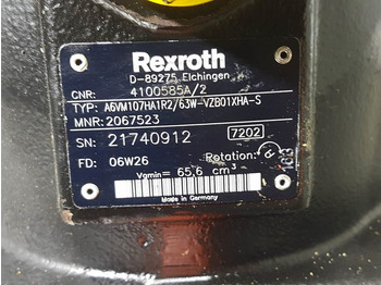 Хидраулика за Градежна машина Ahlmann AZ150-Rexroth A6VM107HA1R2/63W-Drive motor: слика 4