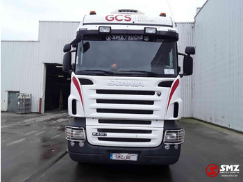Камион со платформа Scania R 420 8x2 +manitou TMT 25.20: слика 2
