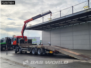 Камион со платформа, Камион со кран MAN TGS 35.360 TGS 8X2 Fassi F235A.0.22 Crane Kran Winch Hydraulic ramp Lift-Axle Navi Euro 6: слика 3