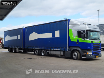 Камион со церада Scania R410 R 6X2 NL-Truck Standairco Lift+Steering-Axle Automatic Euro 6: слика 3