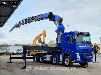 Камион со платформа, Камион со кран Volvo FH 540 FH 8X4 Palfinger PK165.002 TEC G Fly-Jib Winch Big-Axle VEB+ Euro 6: слика 3