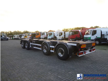 Транспортер на контејнер/ Камион со променливо тело D-Tec 4-axle container combi trailer (2 + 2 axles): слика 3