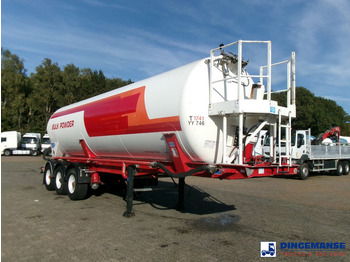 Полуприколка цистерна Feldbinder Powder tank alu 41 m3 (tipping): слика 2