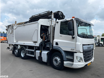 Камион за ѓубре DAF FAN CF 290 Euro 6 Hiab 21 Tonmeter laadkraan: слика 3