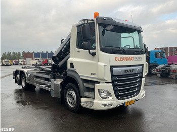 Камион со кука за подигање, Камион со кран DAF FAN CF 430 HMF 23 Tonmeter laadkraan: слика 3