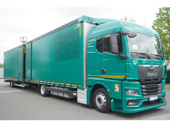 Камион со церада MAN TGX 18.470 / Trailer 19 EPAL / Curtainsider 19 EPAL / 2022 / Retarder / 15 units: слика 3