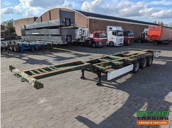 Транспортер на контејнер/ Полуприколка со променливо тело Krone SD 27 3-Assen BPW Kont Schuiver - DrumBrakes - 5280kg (O1776): слика 3