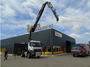 Камион со кран Mercedes-Benz Arocs 2051 + 4X4 + HIAB 302 E6 / JIB 70 X 4 + 10 EXTENTSIONS (512hours): слика 3