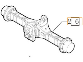 Задна оска CASE