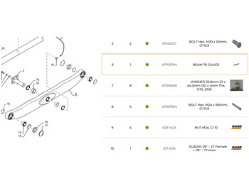 Делови за подвозје CASE