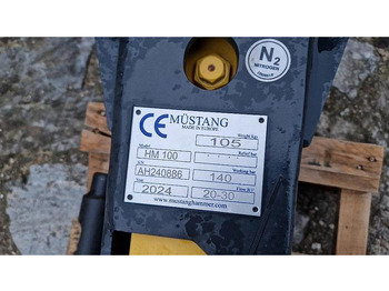 Хидрауличен чекан Mustang HM100 Hydraulikhammer: слика 5