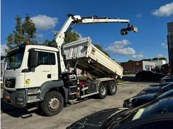 Камион со кран MAN TGS 26.400 6X4 HIAB 166D + REMOTE CONTROL + 2 WAYS KIPPER TÜV TILL 07-2025: слика 3