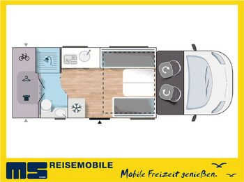 Полуинтегриран кампер CHAUSSON 640