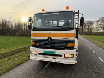Автотранспортен камион Mercedes-Benz 1823L 4X2 Machine Transporter / Oprij Vrachtwagen Hydraulische Kleppen EURO2 240dkm 1999 APK 3-2026: слика 4
