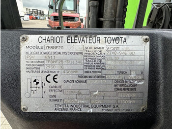 Електричен вилушкар Toyota 7FBMF20 2 ton Triplex Freelift Sideshift Elektra Heftruck: слика 4
