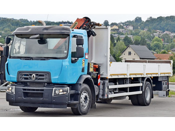 Камион со кран, Камион со платформа Renault C 320 * PK 12002 EH A + FUNK * TOPZUSTAND: слика 3